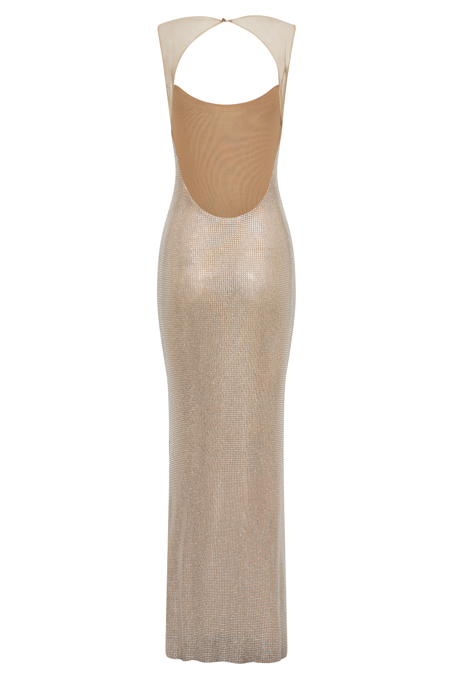 Jasmyn Kristal İşlemeli Premium Maxi Elbise