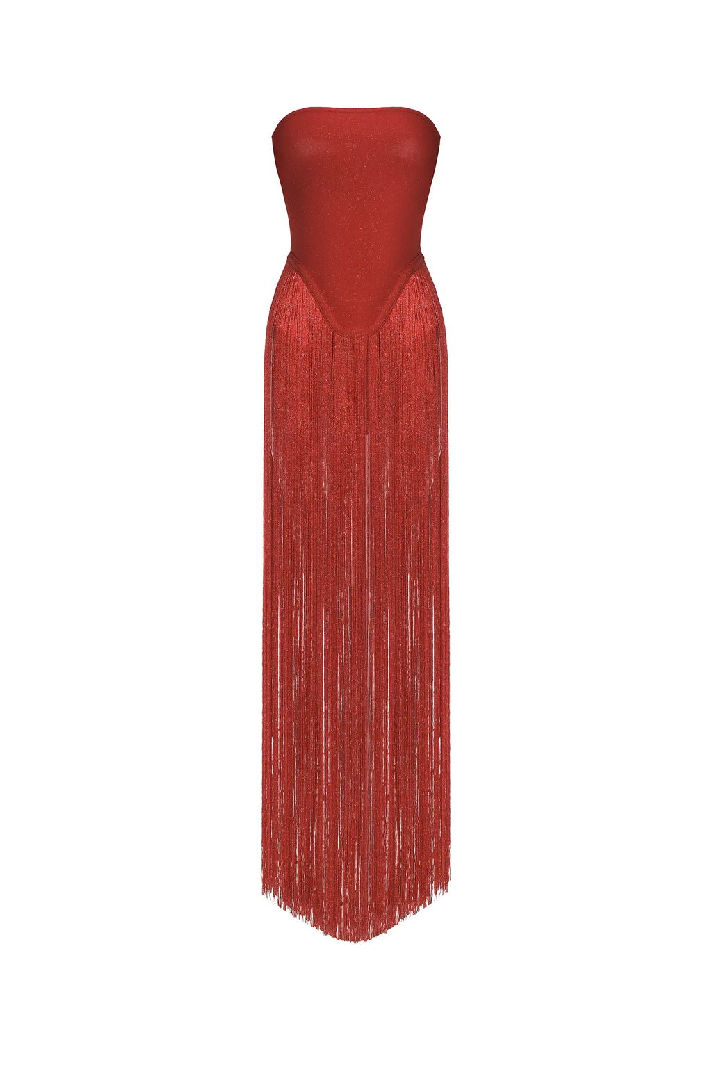 Valentina Tiara Glitter Bandajlı Maxi Elbise