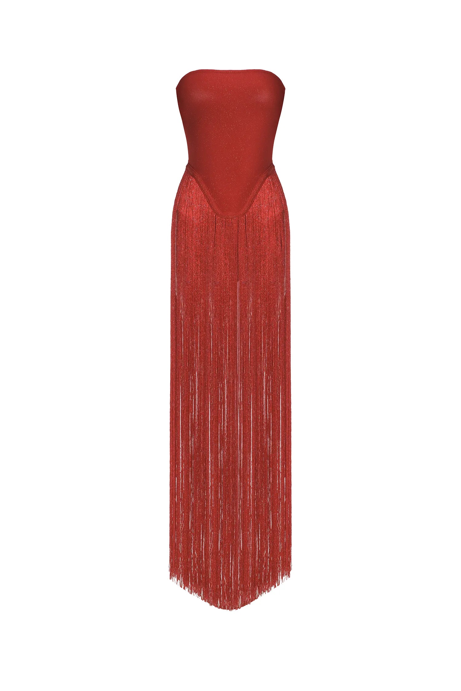 Valentina Tiara Glitter Bandajlı Maxi Elbise