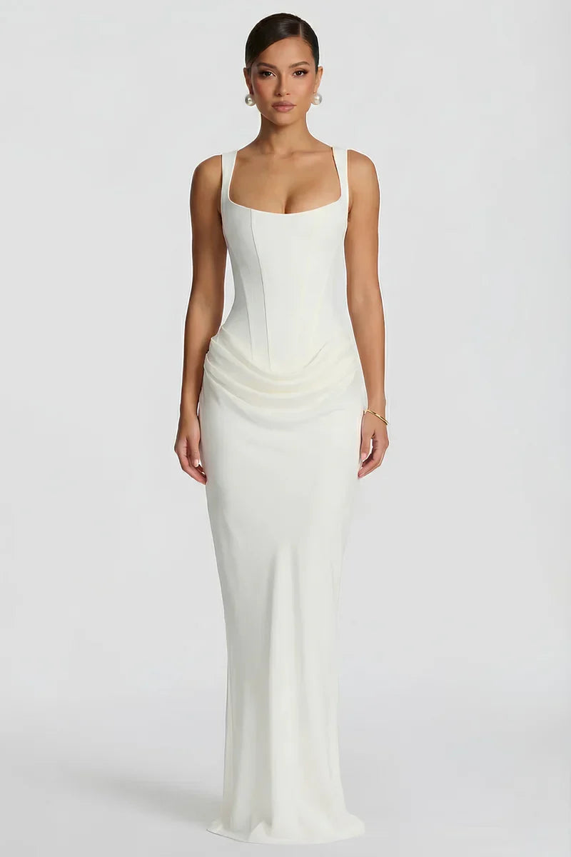 Adina Drapeli Maxi Elbise