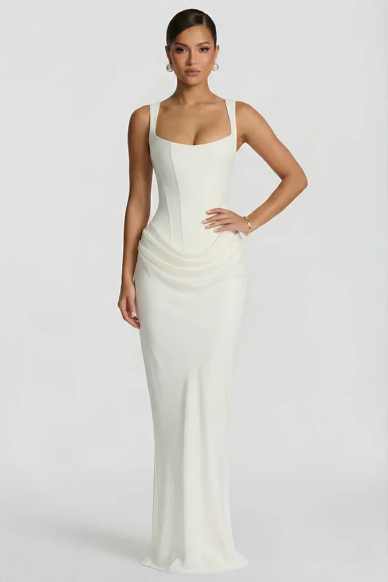 Adina Drapeli Maxi Elbise