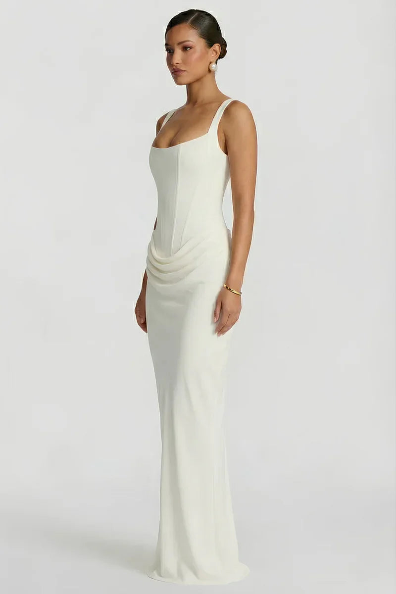 Adina Drapeli Maxi Elbise