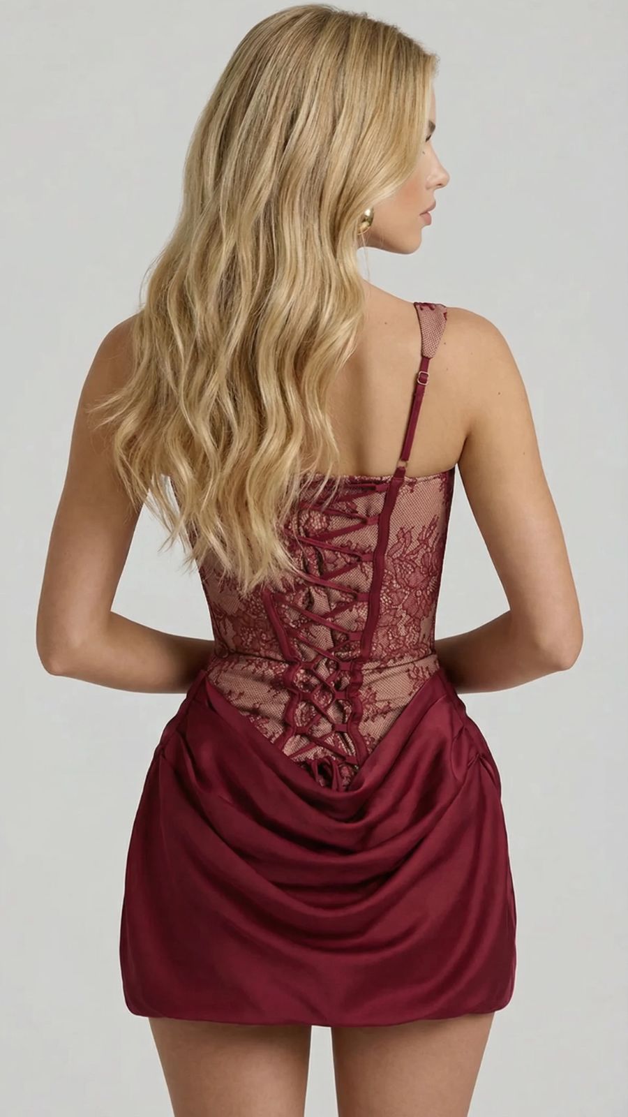 Cerene Korse Mini Elbise