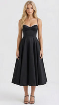 Selene Sweetheart Midi Elbise
