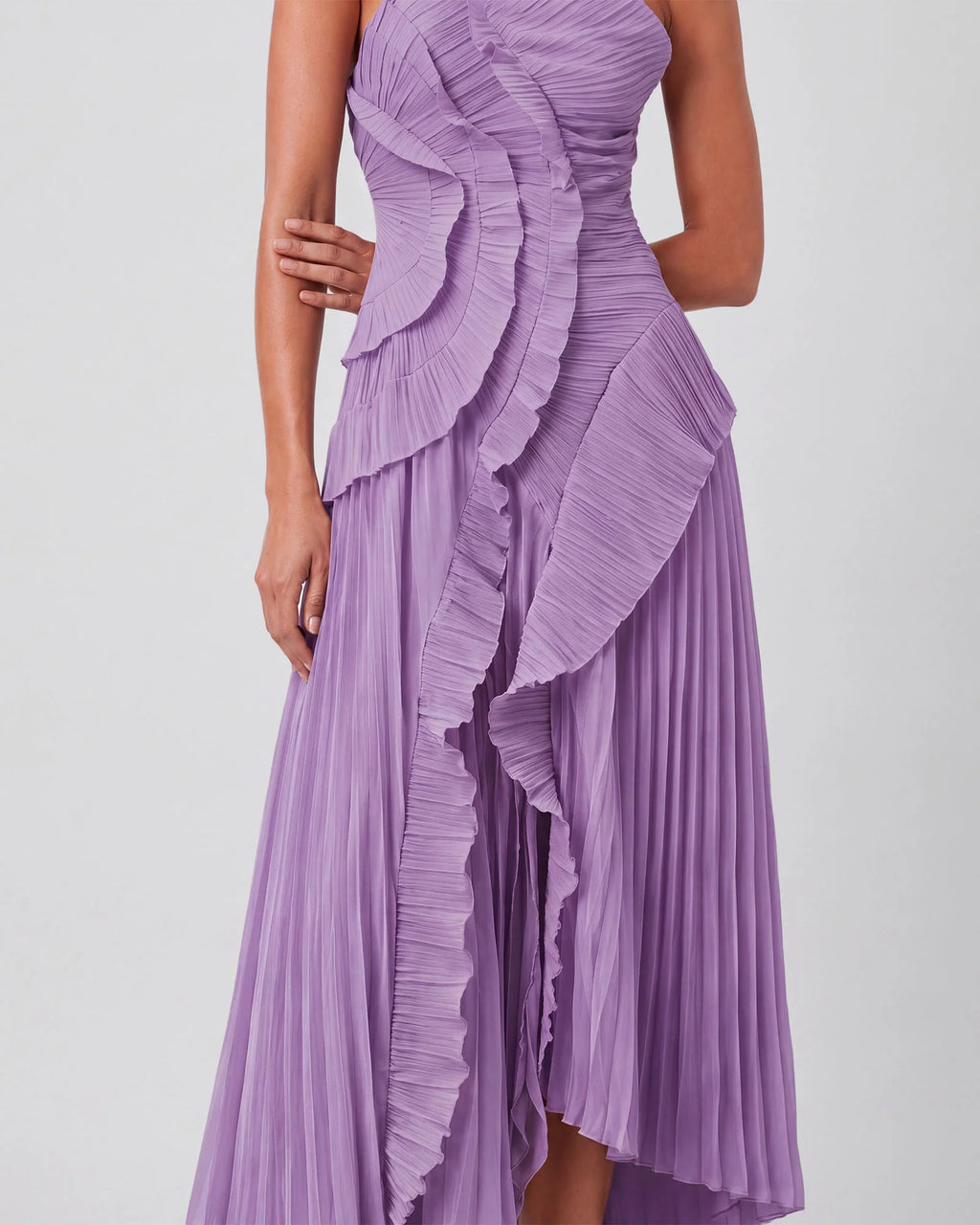 Beia Pileli Premium Midi Elbise