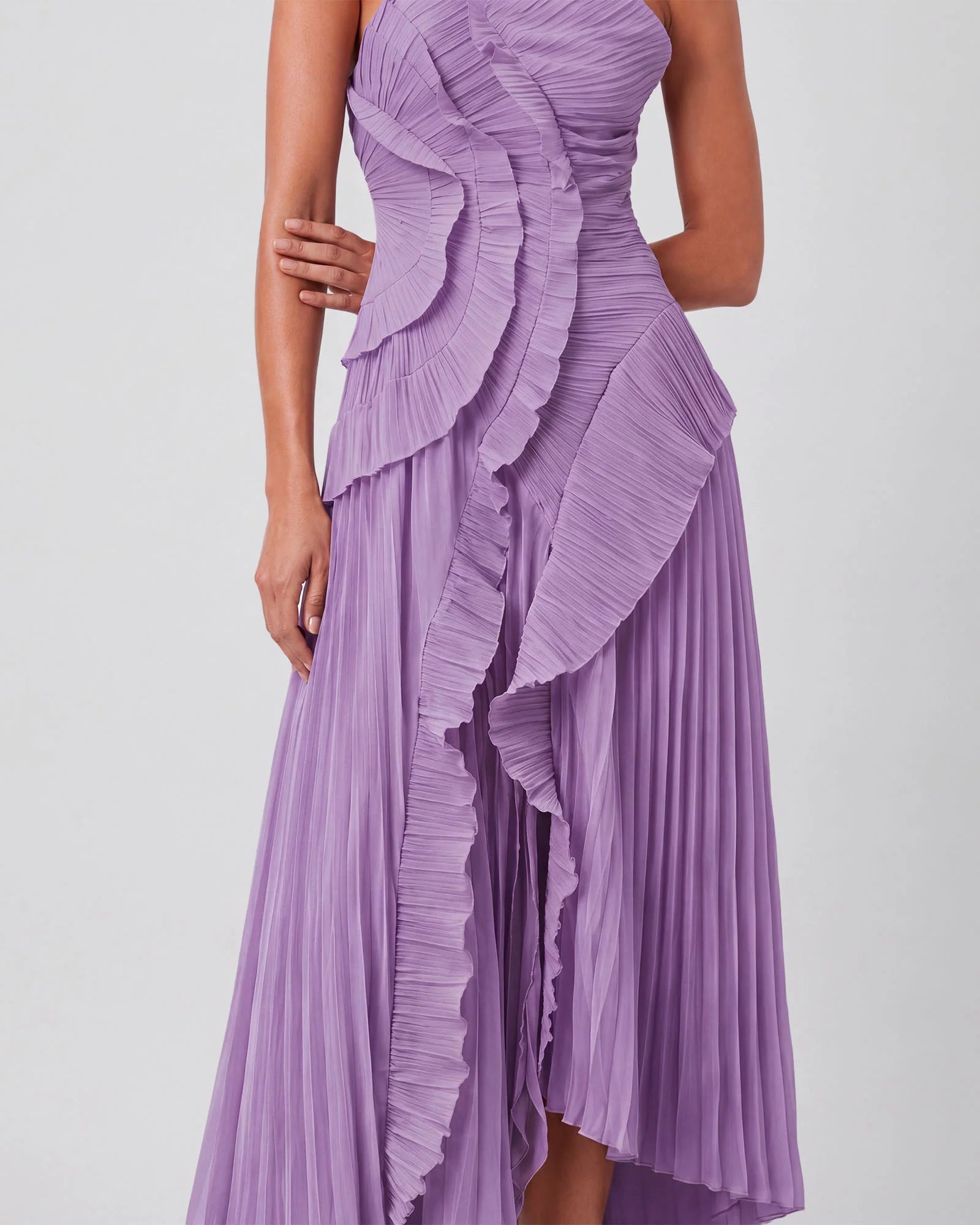 Beia Pileli Premium Midi Elbise