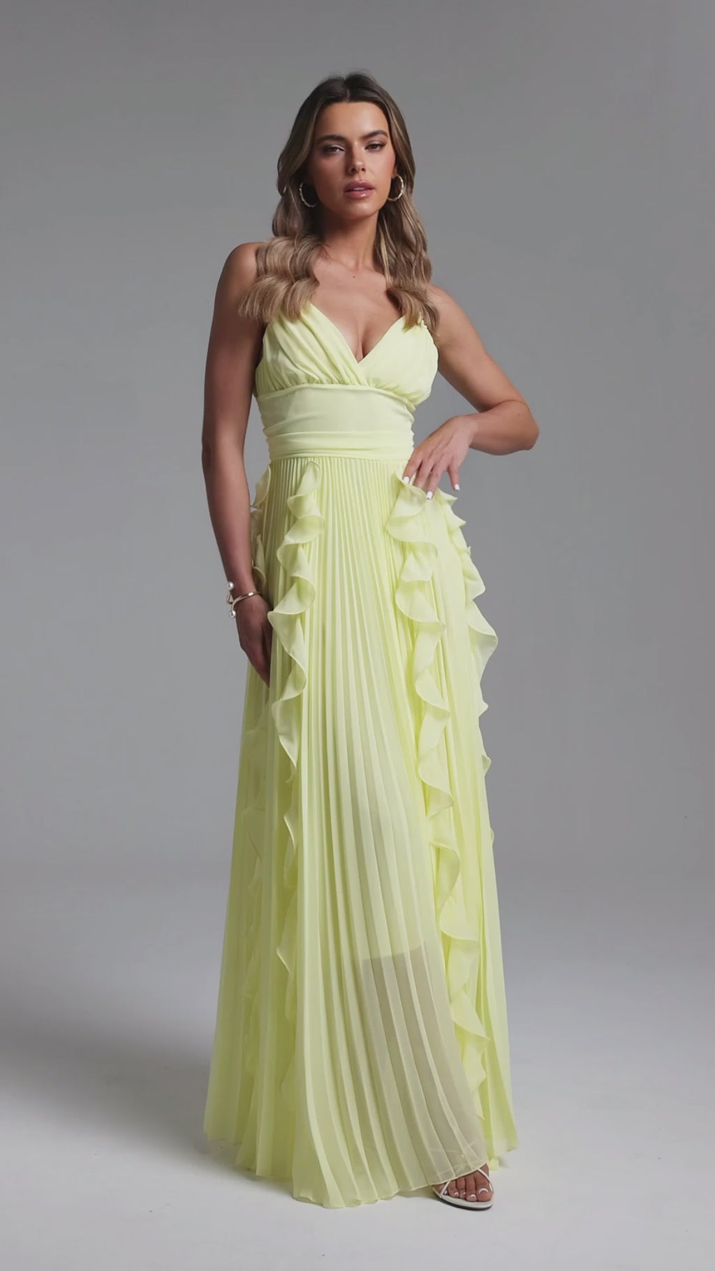Poly Premium Maxi Elbise